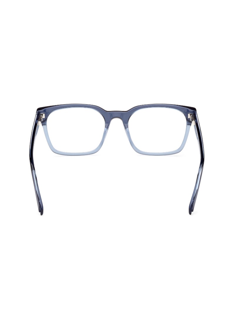 GUESS Men's Rectangular Shape Eyeglass Frames - GU5009409253 - Lens Size: 53 Mm - Blue - Image 4